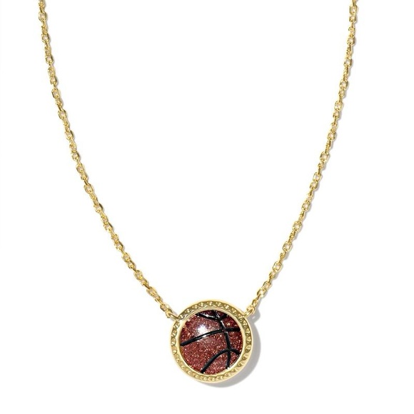 Kendra Scott Basketball Pendant Necklace - Picture 1 of 4